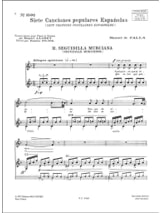 Chanson Populaire Espagnole N° 2: Seguidilla Murciana - DE FALLA